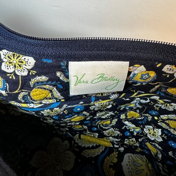 Vera Bradley Midnight Blues Quilted Cotton Crossbody Adjustable Strap Bag - Picture 9 of 12